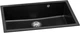 Кухонная мойка GRANADO Under Top XL 752 x 695 мм Black Shine c сифоном - изображение 2