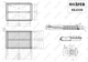 Фильтр воздушный Nissan Qashqai II, Nissan X-Trail III, Renault Kadjar 1.2-2.0 (13-), (c предфильтром) SX4239 SHAFER - изображение 3