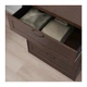 Комод с 4 ящиками IKEA SONGESAND 82x104 см коричневый 603.667.89 - изображение 3