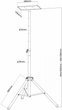 Przenośny stand dla projektora Maclean MC-953 (5902211128267) (955555910186327) - Outlet - obraz 8