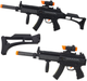 Karabin maszynowy LEAN Toys ze światłem i dźwiękiem 62 cm Czarny 24826 (5905991058762) - obraz 2
