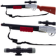Strzelba LEAN Toys na ramię z dźwiękiem i lunetą 65 cm Brązowy 24818 (5905991058687) - obraz 2