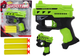 Mini pistolet LEAN Toys na strzałki piankowe z przyssawkami Zielony 19724 (5905991010999) - obraz 3