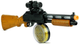 Karabin maszynowy LEAN Toys AK 868-1 ze światłem i dźwiękiem 60 cm 3345 (5905323219489) - obraz 2