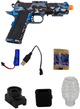 Pistolet elektryczny LEAN Toys na kulki wodne Grafitti Niebieski 24268 (5905991054146) - obraz 4