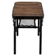 Стол раскладной Bo-Camp Woodbine 56x34 cm Black/Wood look (DAS303265) - изображение 3