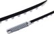 Miecz samurajski LEAN Toys Nichirin na baterie z dźwiękiem Czarno-srebrzysty 11149 (5905991032205) - obraz 3