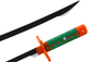Miecz samurajski LEAN Toys Nichirin na baterie z dźwiękiem Zielony 11151 (5905991032212) - obraz 3