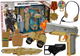 Zestaw wojskowy LEAN Toys Pistolet z akcesoriami Jasno-zielony 7873 (5903802454642) - obraz 2