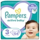 Підгузки Pampers Active Baby Розмір 3 (6-10 кг) 54 шт (8001090948977) - зображення 1