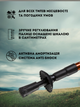 Палки для скандинавской ходьбы похода в горы спортивной прогулки треккинга хайкинга пожилых скандинавские треккинговые телескопические алюминиевые 2 шт Hechpro черные АН3924 - изображение 3