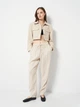 Брюки женские H&M 09548917_полоска M Бежевые (KAY2000001636312) - изображение 3