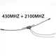 ELRS DualBand Антенна DT43021 / двухчастотная / 430 МГц + 2100 МГц / IPEX - изображение 1
