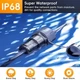 Комплект : кабельних перехідників EDUP SPX / RJ45 V2 IP68 0,5м для роутера та тарілки StarLink [ EP-SK0070 ] - зображення 2