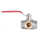 Кран кульовий SD Plus триходовий, канал-Т 1/2" ВР SD310W15 - зображення 1