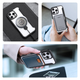 Etui z klapką DUX Ducis Skin X Pro na Apple iPhone 16 Pro Max z MagSafe i podstawka Black (6934913004630) - obraz 5