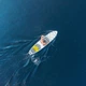 SUP доска надувная сапборд с веслом Rebel ACTIVE 150кг 350х81х15см САП борд с аксессуарами для плаванья, серфинга универсалный Белый - изображение 9