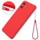 Силиконовый (TPU) чехол Deexe Silicone Case для Samsung Galaxy A07 (A075) - Red - изображение 2
