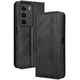 Чохол-книжка Deexe Retro Style для Realme C71 - Black - зображення 1