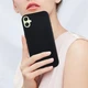 Силіконовий (TPU) чохол Deexe Matte Case для Samsung Galaxy A07 (A075) - Black - зображення 6
