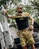 Тактический летний мужской костюм pomsta футболка+шорты M мультикам (93120) - изображение 5