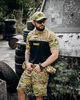 Тактический летний мужской костюм pomsta футболка+шорты M мультикам (93120) - изображение 6