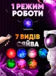 Лазерний нічник проектор, галактики Астронавт, Космонавт Premium, дитячий смарт світильник, з пультом (стоячий) - зображення 2