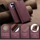 Чохол книжка з магнітом Xiaomi Redmi Note 14 Pro CaseMe Wine (41142-42) - зображення 5