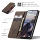 Чехол книжка с магнитом Xiaomi Redmi Note 14 (версия EU) CaseMe Dark Brown (43225-05) - изображение 3