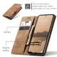Чехол книжка с магнитом Xiaomi Redmi Note 14 (версия EU) CaseMe Brown (43225-30) - изображение 3