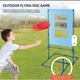 Игровой набор фрисби с отверстием стойка-мишень Frisbee прочная стойка с яркой мишенью легкий и безопасный фрисби - изображение 3