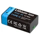 Акумуляторна батарея Pujimax Крона 6F22/6LR61 з USB TYPE-C 9V 4400mWh, Black (16217) - зображення 2