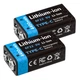 Акумуляторні батареї Крона Pujimax 6F22 з USB TYPE-C 9V 4400mWh, Black (2 шт + кабель) (16217-2) - зображення 3