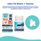Ультра Віт Біовіт та Таурін (Ultra Vit Biotin + Taurine) вітамінно-мінеральні комплекси для собак та котів 140шт*0,5г, MODES - зображення 1
