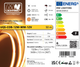 Світлодіодна стрічка MW Lighting Тип COB 12 Вт 480 кристалів/м² CRI >90 12 В 3000K IP20 50 м біла (UQS-COB-12W-WW-12V-50m) - зображення 3