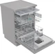 Посудомийна машина Gorenje, 16компл., A+++, 60см, дисплей, 3 кошика, AquaStop, сірий [GS643E90X] - изображение 9