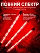 Фитолампа USB для роста растений на 4 лампы с подставкой, светодиодная LED фито лампа светильник для комнатных цветов, рассады, орхидей - изображение 2