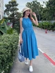 Сумка кросс-боди через плечо тканевая маленькая UNIQLO 349864883 Синяя (1159838860) - изображение 8
