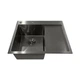 Мийка з нержавіючої сталі Mixxus MH6350L Nano-Black (3.0/0.8) колір графіт (MI7045) ( 33210 ) - изображение 3