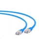 Патч-корд S/FTP Cablexpert (PP6A-LSZHCU-B-1M) cat.6a, литой, 50u штекер с защелкой, 1м, синий - изображение 2