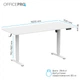 Компьютерный стол OfficePro ODE1670W - изображение 8