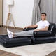 Надувное кресло Bestway 75114 раскладное из ПВХ 191х97х64 см до 100 кг Черный (127-9-75114 BW) - изображение 5