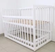 Ліжечко дерев'яне для новонароджених з маятником, White - зображення 3