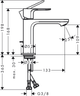 Bateria zlewozmywakowa Hansgrohe Rebris S 110 72517000 - obraz 3