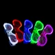 Светодиодные очки в полоску LED с подсветкой по контуру (3 режима) - изображение 2