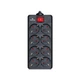 Сетевой фильтр питания REAL-EL REAL-EL RS-8 PROTECT, 3m, black (EL122300022) - изображение 1