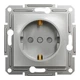 Розетка Schneider Electric ASFORA зі штор. алюміній (EPH2900261) - изображение 1