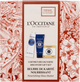 Zestaw kosmetyków pielęgnacyjnych L'Occitane en Provence Discovery Nourishing Shea Butter Krem do rąk 30 ml + Krem do ciała 20 ml + Mydło w kostce 100 g (3253581775424) - obraz 1