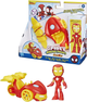 Zestaw zabawek Hasbro Marvel: Spidey and his Amazing Friends Iron Man & Iron Racer F7458 (5010996221964) - obraz 2