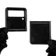 Чохол для Samsung Galaxy Flip 3 (SM-F711B) броньований з кільцем-тримачем підставкою зі шторкою чорний - зображення 6